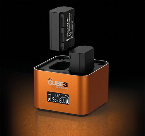 バッテリー消費が激しい動画撮影のお供に!【hähnel ProCube3】